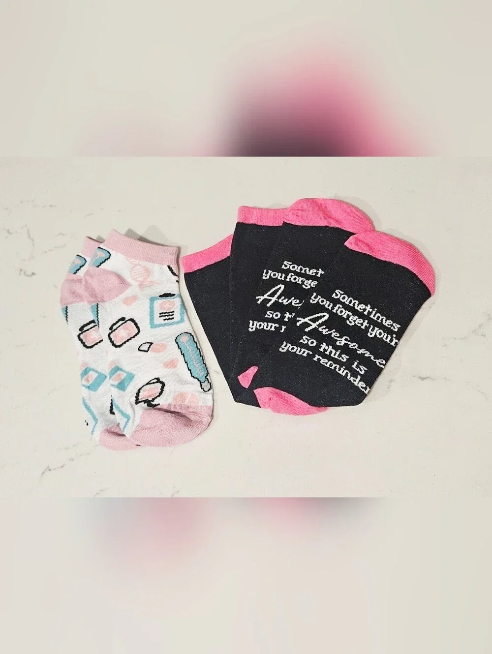Fun Patterned Socks Set Of 2